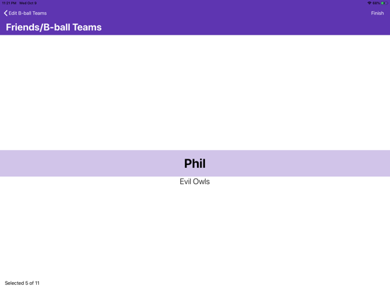 Names in a Hat iPad screenshot 5 - Utilities app