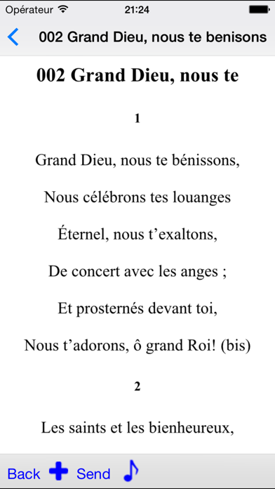 Screenshot #3 pour Chants D'Esperance - melodies