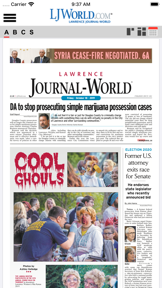 Journal-World e-Edition screenshot