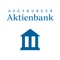 Mit unserer BankingApp erhalten Sie Zugriff auf das moderne Online-Banking der Augsburger Aktienbank zur Verwaltung Ihrer Bankgeschäfte