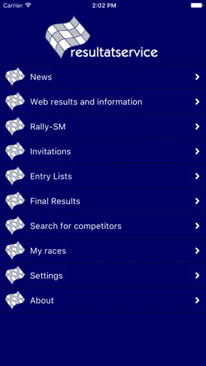 Resultatservice screenshot 1