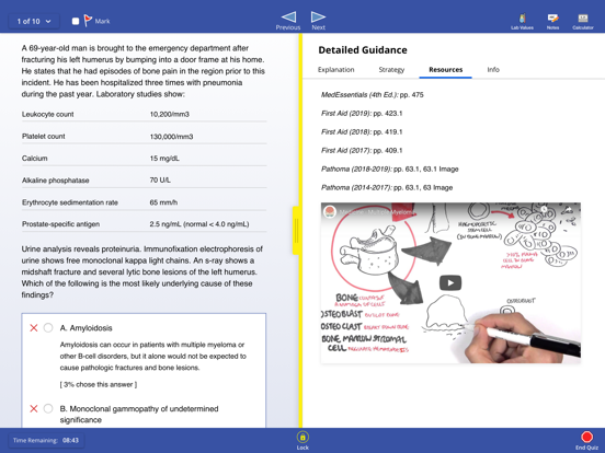Kaplan Medical iPad screenshot 4 - Education app