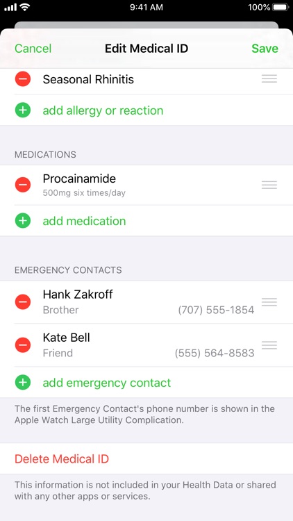 Medical ID Record screenshot-3