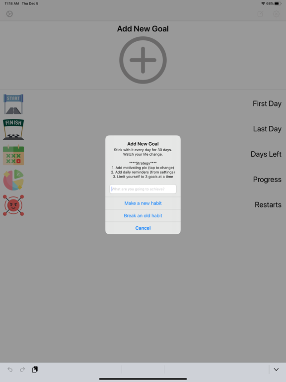 30toWin iPad screenshot 2 - Health & Fitness app