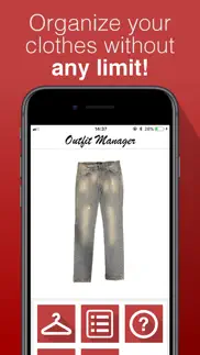 outfit manager - dress advisor iphone screenshot 1