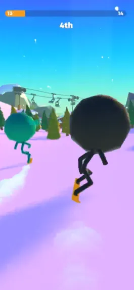 Game screenshot Stickman Snow Ride mod apk