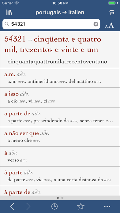 Screenshot #3 pour Ultralingua italien-portugais