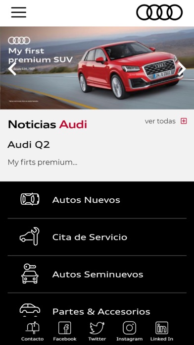 Audi Costa Rica Motortec Screenshot