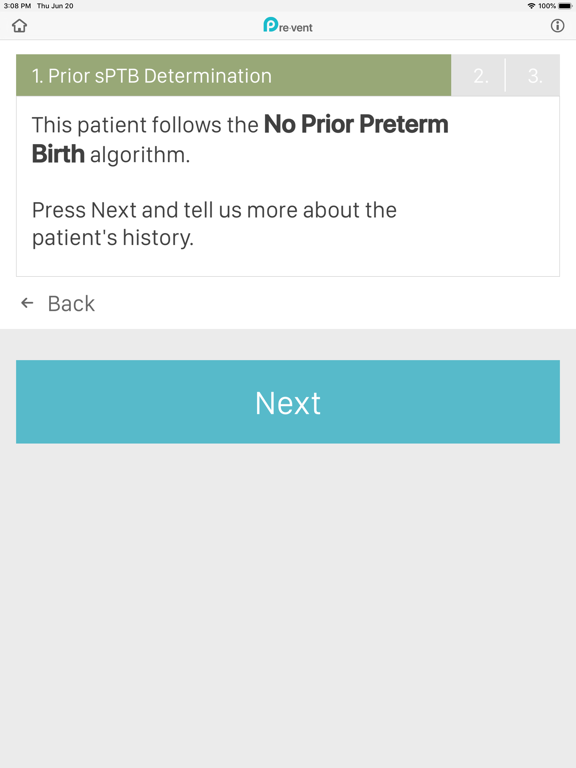 Pre-vent iPad screenshot 6 - Medical app