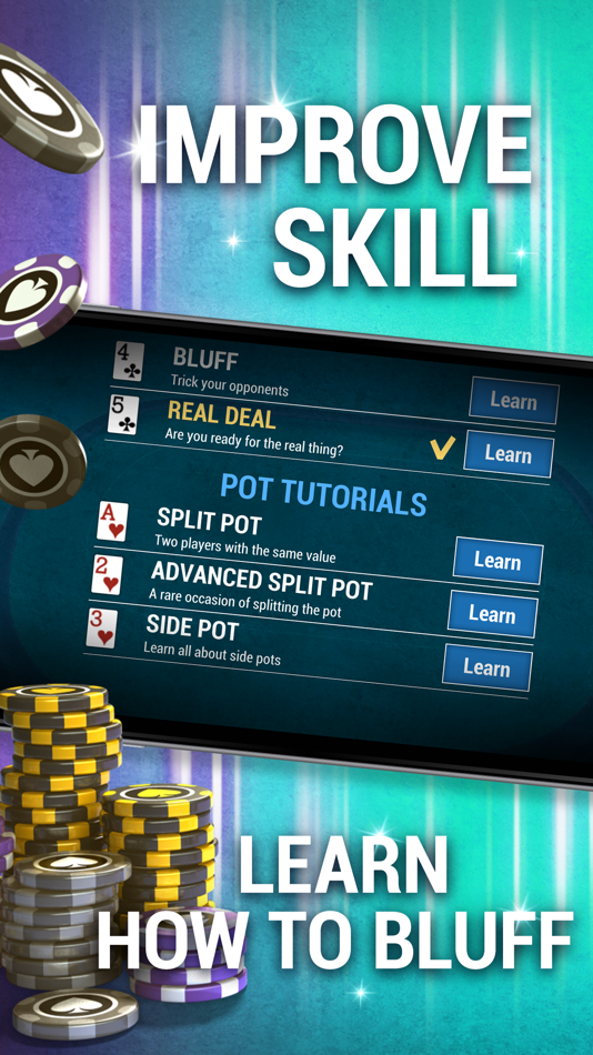 #4. How to Poker - Learn Holdem (iOS) Podle: Playtika LTD