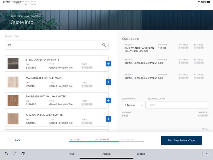 Portobello America Sales