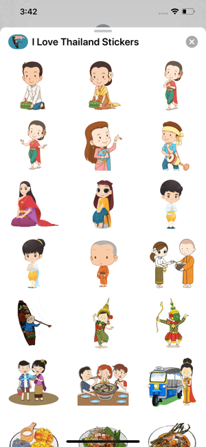 I Love Thailand Stickers(圖1)-速報App