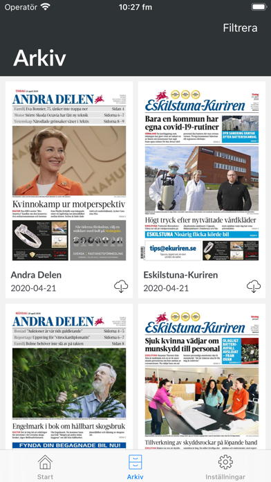 Screenshot #2 pour E-tidning Eskilstuna Kuriren