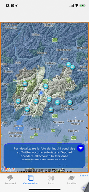 ‎METEO TRENTINO Screenshot