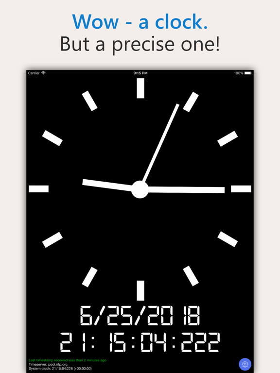 Screenshot #4 pour AtomicClock: NTP Time