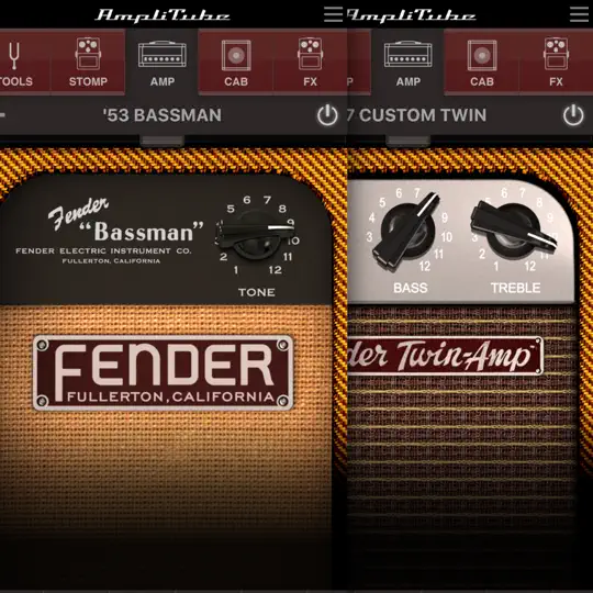 Скриншот AmpliTube CS For IPad на iPhone 5