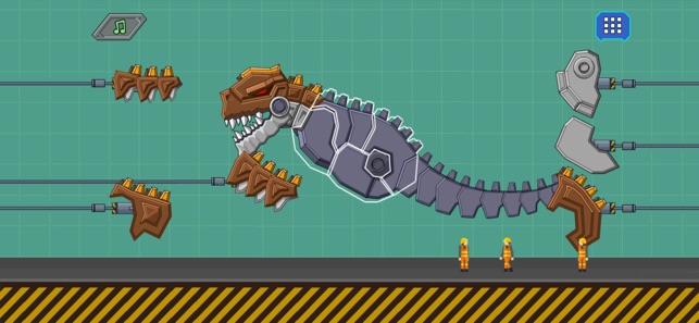 Tyrannosaurus Robot to Assemble, Little Robot Game for Android