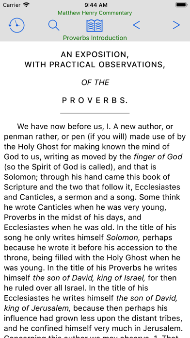 Matthew Henry Commentary Screenshot