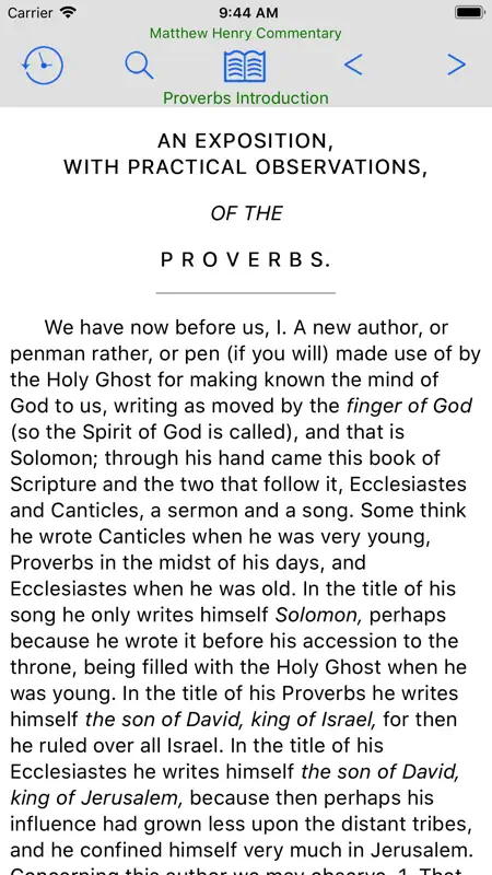 Matthew Henry Commentary screenshot 1 of 5