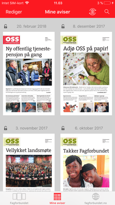 Fagforbundet OSS Tillitsvalgte Screenshot