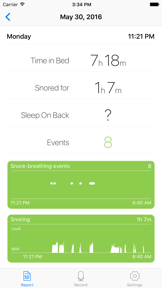 SnoreTrack - Track/Coach Snore screenshot 2