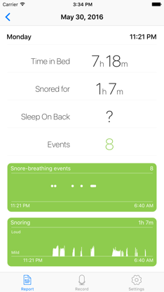 SnoreTrack - Track/Coach Snore screenshot 2