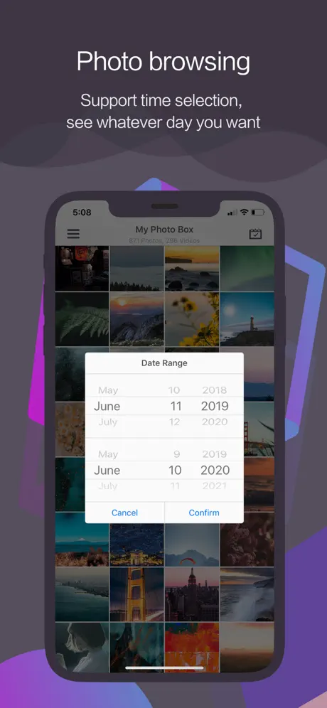 Time Box - photo backup