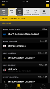 Colorado College Tigers screenshot