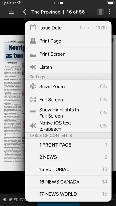 Screenshot #3 pour The Province ePaper