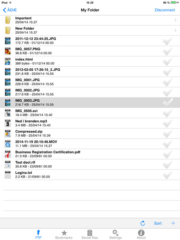 Screenshot #4 pour FTP Client Lite