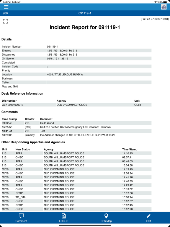 Screenshot #5 pour AppTrak First Response