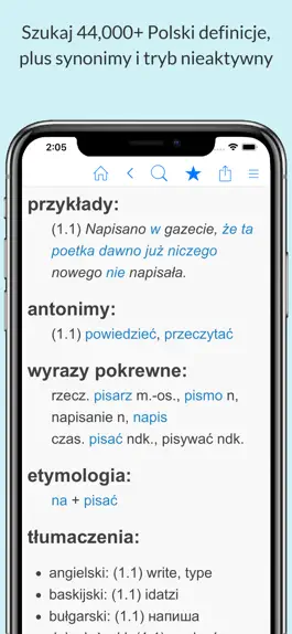 Game screenshot Polski Słownik i Synonimy mod apk