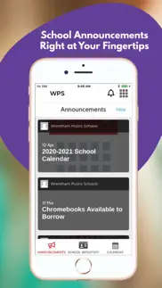 wrentham schools iphone screenshot 1