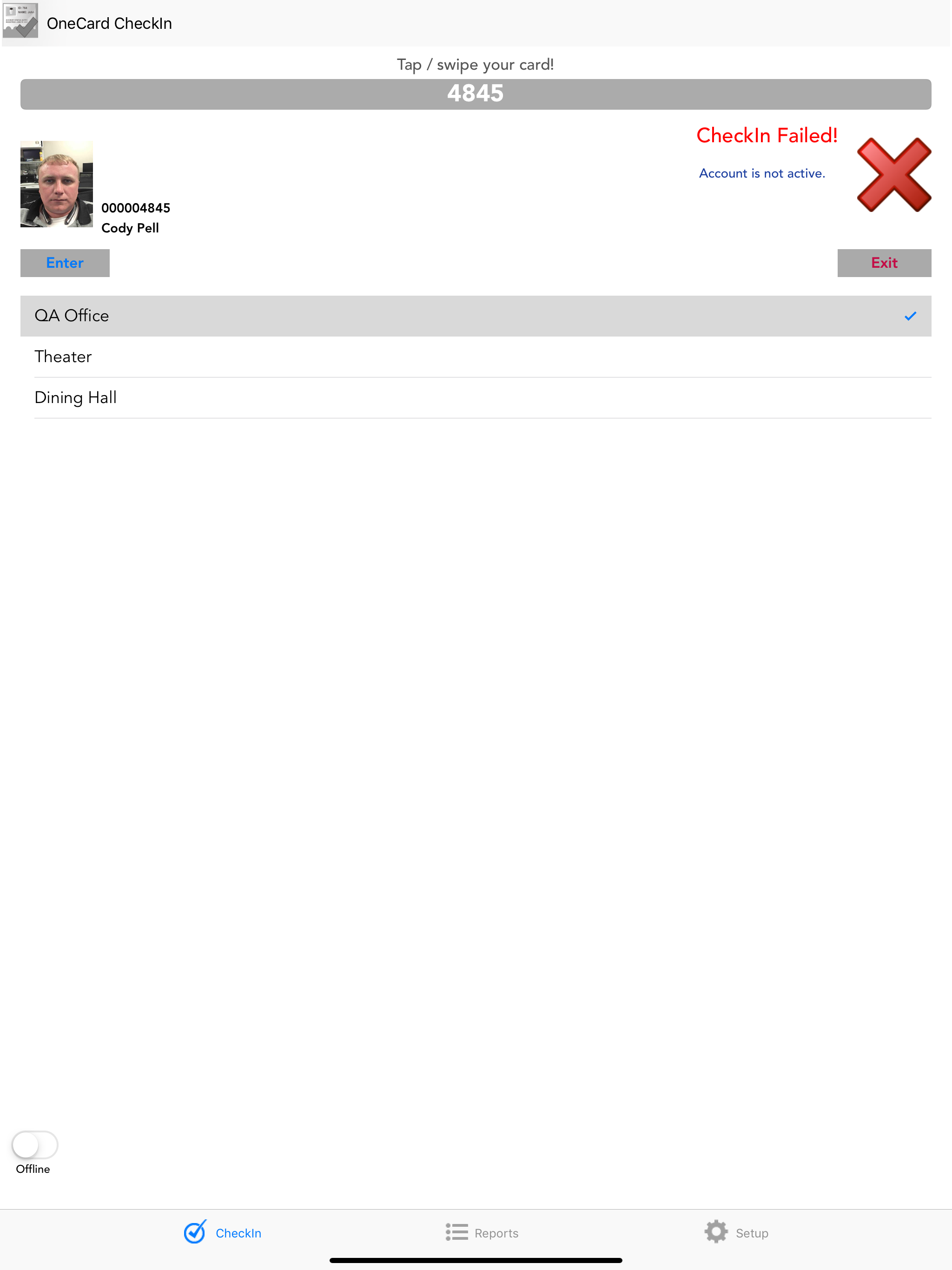 OneCard Check In screenshot 5