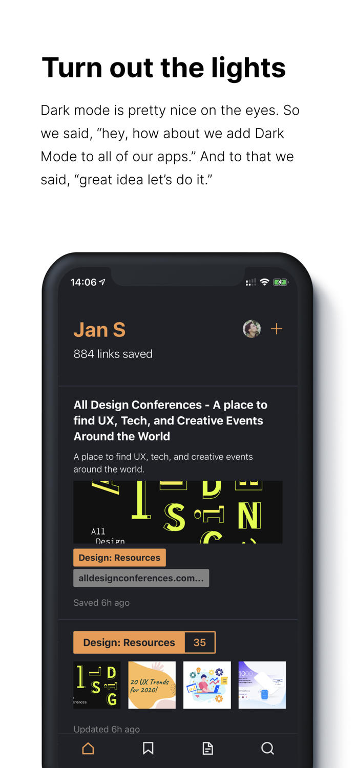 Dumpster - easy link saving