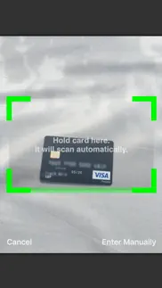credit card payment iphone screenshot 3