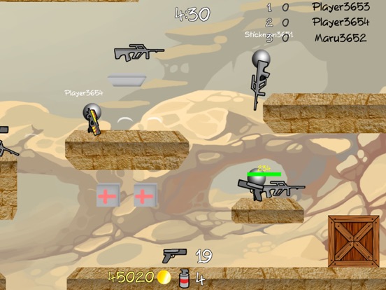 Stickman Multiplayer Shooter iPad screenshot