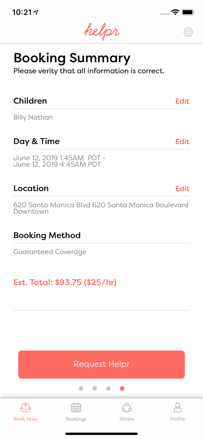 Helpr - On-Demand Childcare