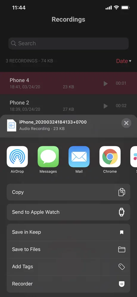Voice Recorder Plus App