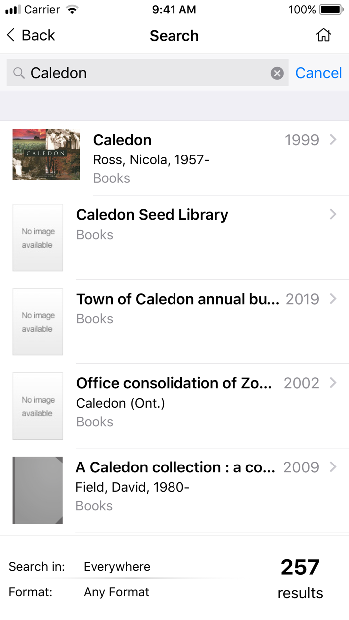 Caledon Public Library Mobile