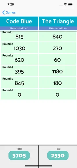 Game screenshot Canasta Score apk