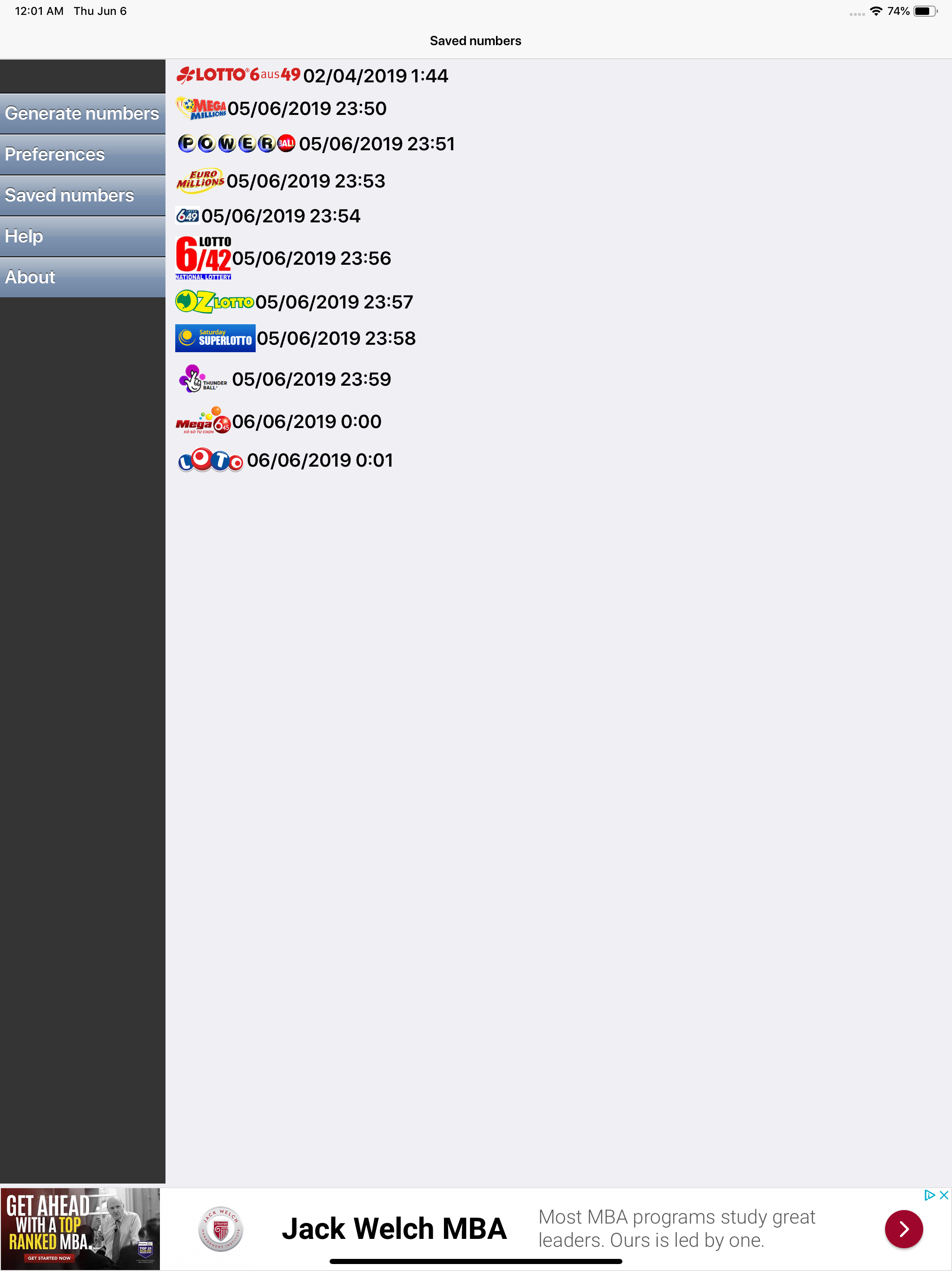 SlickLotto screenshot 8