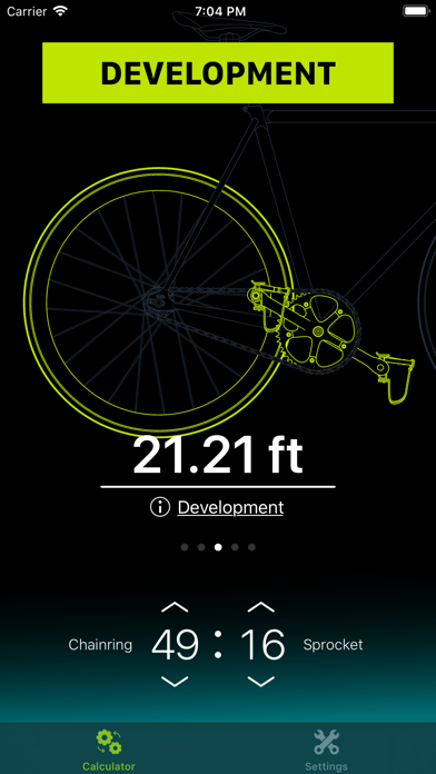 Chainring: Gear Ratio Calc screenshot 3