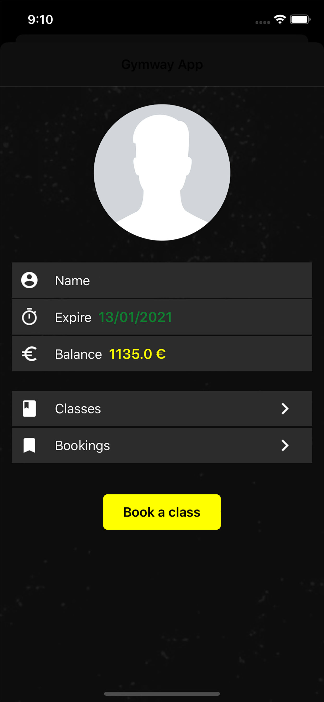 Gymway App