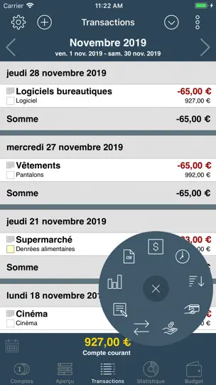 Capture d'écran de My Budget Book sur iPhone 3
