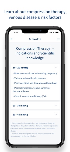 SIGVARIS GROUP Vein App(圖3)-速報App