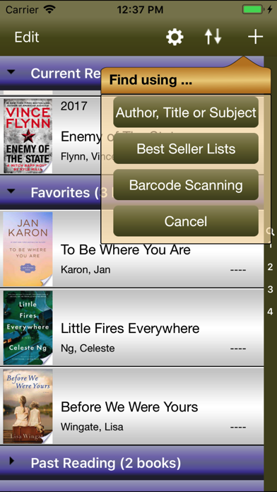 FrontCover - A Reading App Screenshot