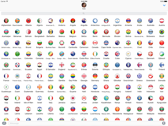 Screenshot #5 pour Flags – iMessage Stickers