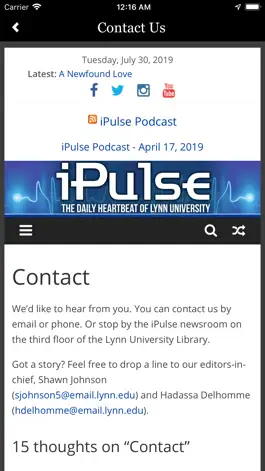 Game screenshot Lynn University iPulse apk
