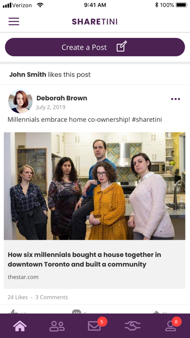 Sharetini Screenshot